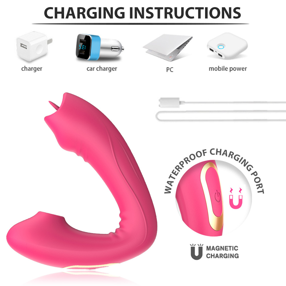 Eva Clitoral Suction and Licking Vibrator