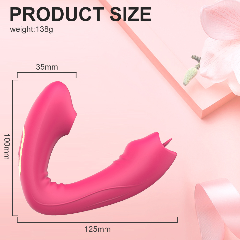 Eva Clitoral Suction and Licking Vibrator