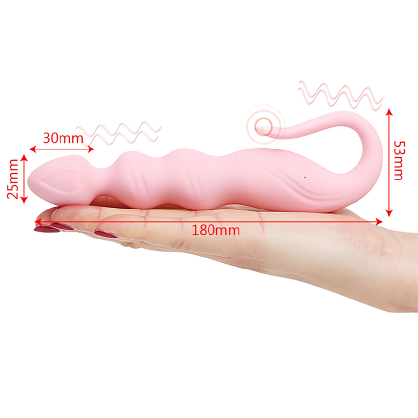 Screw Me Anal Beads Vibrator With Clit Massager how to use anal beads