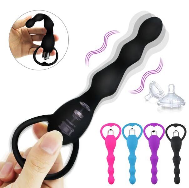 Butt Tingler Anal Beads Vibrator