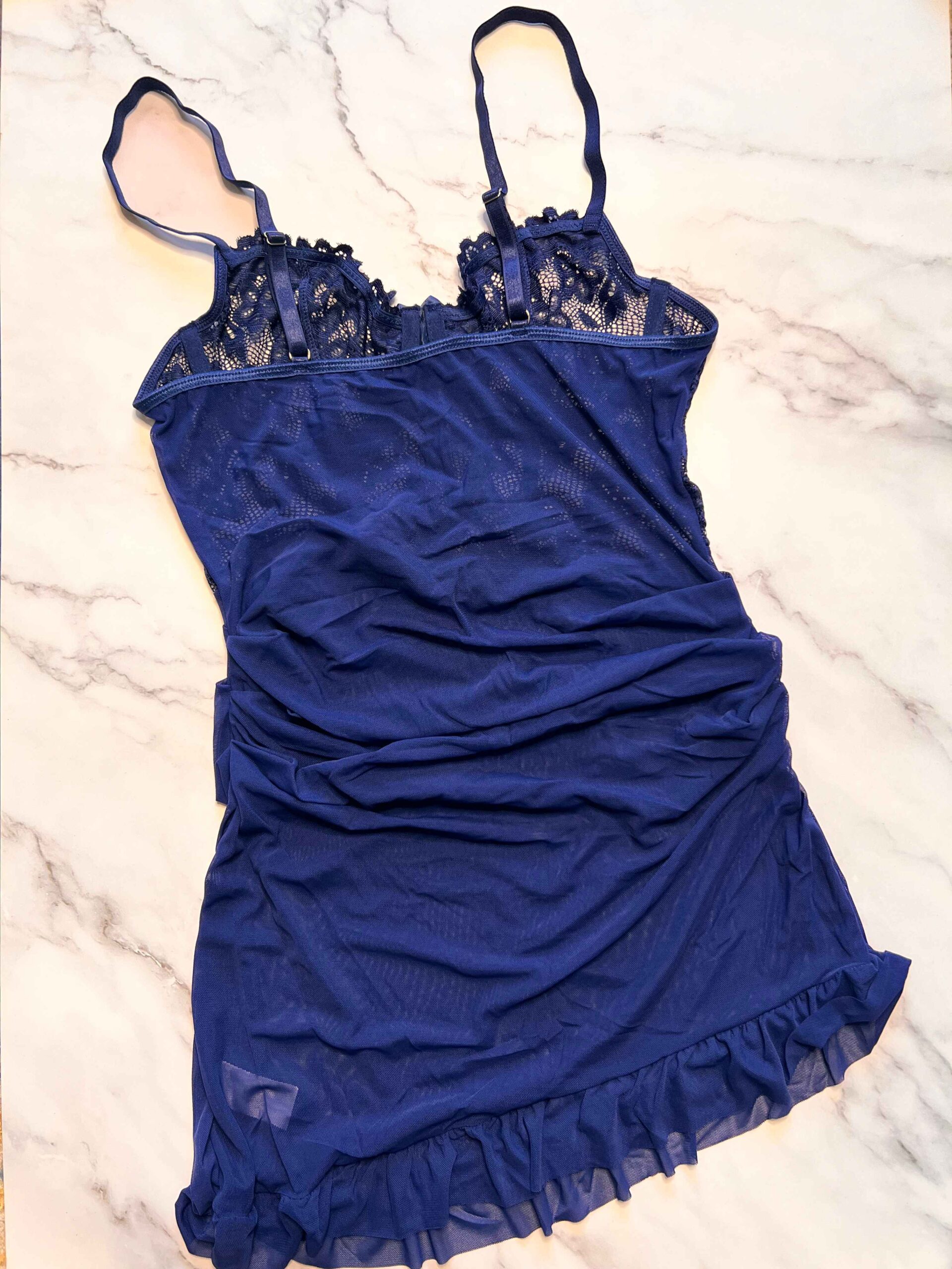 Amadi Asymmetrical Babydoll Lingerie set