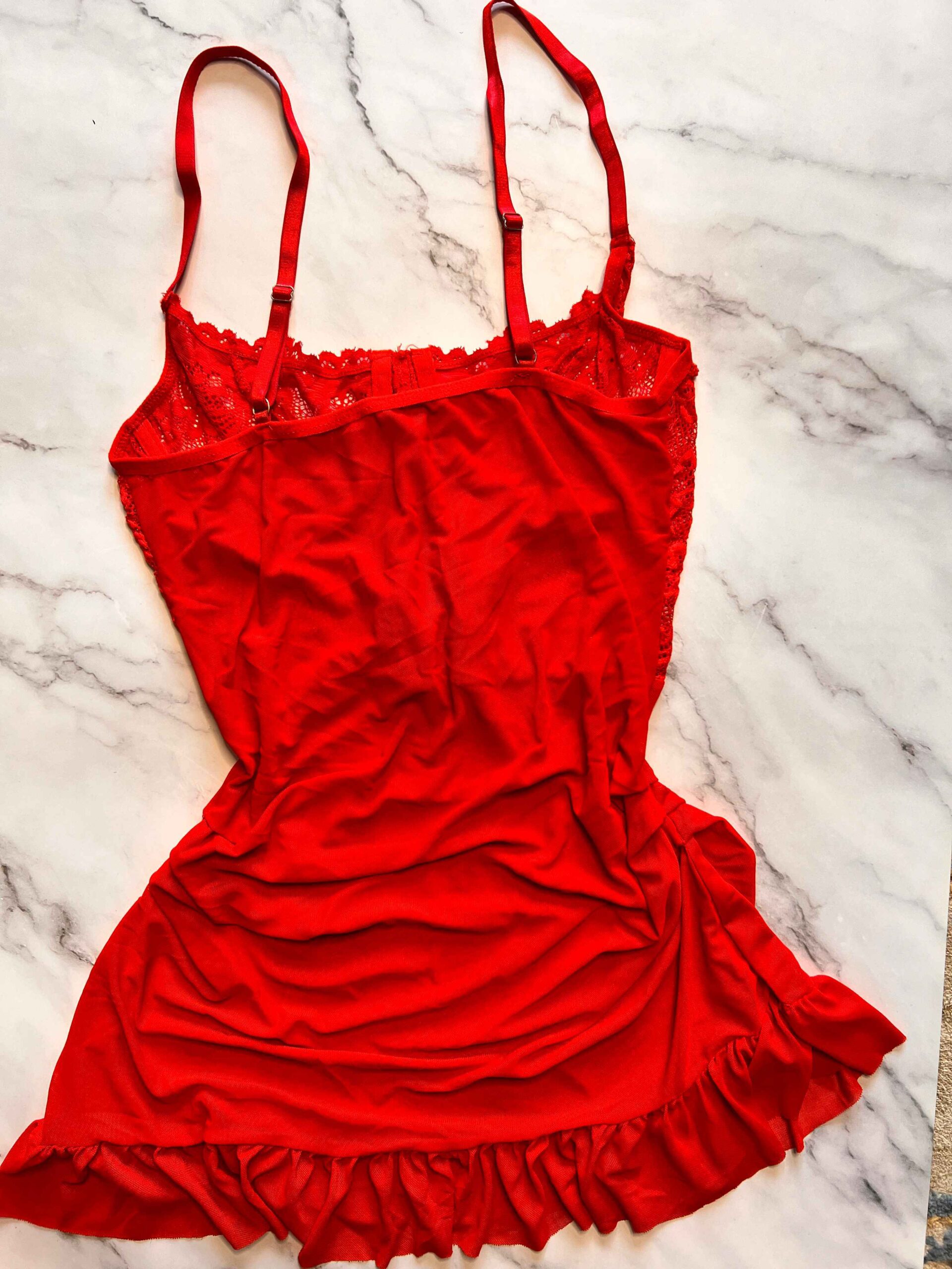 Amadi Asymmetrical Babydoll Lingerie set