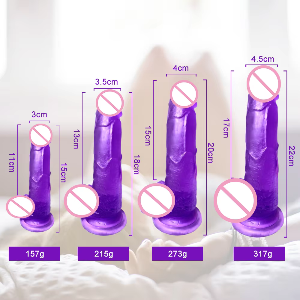 Realistic Huge Jelly Dildo With Suction Cup