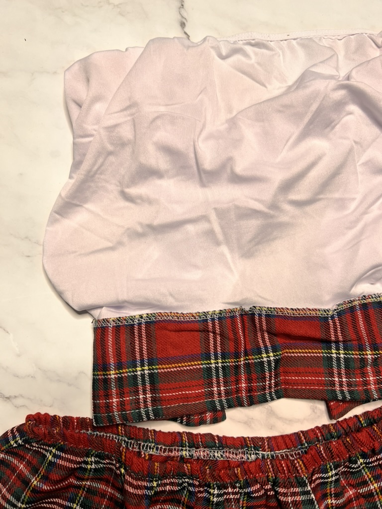Ruby Schoolgirl Roleplay Bedroom Costume Lingerie