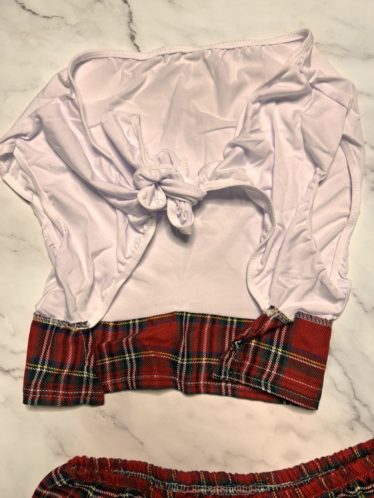 Ruby Schoolgirl Roleplay Bedroom Costume Lingerie